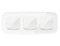 Дизайнерская рамка из оргстекла 3 местная, белый, OF640103 Ambrella Volt