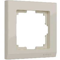 Дизайнерская рамка 1 местная, слоновая кость, поликарбонат, W0011803 Werkel