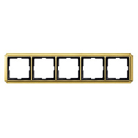 Дизайнерская рамка 5 местная, золото, MTN483521 Schneider Electric, серия Merten Antique