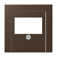 Накладка розетки TAE/Audio, мокко, A569PLTMO Jung, серия A