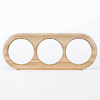 Тройная накладка на плоскость, дуб, S3-0-D naBrevno, серия Salvador