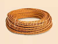 Ретро кабель витой ПВХ (50м) 2*2,5 медь GE70142-33 ТМ МезонинЪ