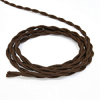 Витой провод электрический 2*2.5 коричневый 62242 Lindas
