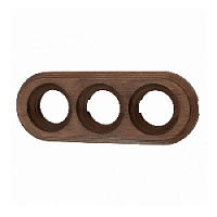 Рамка 3 местная старое дерево BF1-630-17 BIRONI