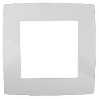 Дизайнерская рамка 1 местная, белый, Б0014741 Эра, серия 12