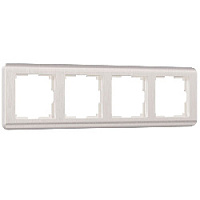 Дизайнерская рамка 4 местная, перламутровый, поликарбонат, W0042113 Werkel