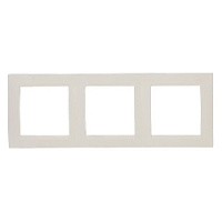 Дизайнерская рамка 3 местная, бежевый, 1500630-031 Simon, серия 15