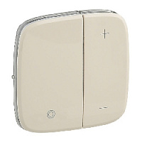 Накладка нажимного светорегулятора, слоновая кость, 752086 Legrand, серия Valena Allure