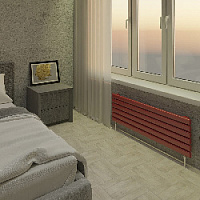 Дизайнерский радиатор SP H500 Velar, сталь