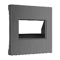 Накладка для розетки 2хRJ-45, графит рифленый, W1191104 Werkel