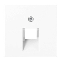 Накладка розетки компьютерной/ телефонной, белый, A569-1PLUAWW Jung, серия A