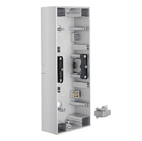 Коробка для наружного монтажа 3 местная, вертикальная, алюминий, матовый лак, 10437003 Berker, серия K.5