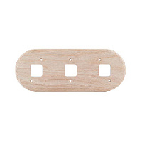 Тройная накладка на плоскость, дуб, RM3-0-D naBrevno, серия Ретро Металл