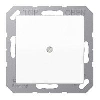 Вывод для кабеля, белый, AS590AWW Jung, серия AS 500