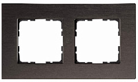 Дизайнерская рамка 2 местная, мокко, 81002AZ Wedder, серия R3