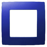 Дизайнерская рамка 1 местная, ультрамарин, Б0019394 Эра, серия 12