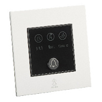 Дизайнерский выключатель Не беспокоить / Подождать / Убрать Aura Белый лед, BAWHDNDPCDB Bonze