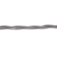 Ретро кабель витой ГОСТ 2*1.5, серый, PV21507 ФД КерамикЪ