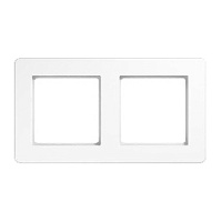 Дизайнерская рамка 2 местная, белый, AF582BFWW Jung, серия A Flow