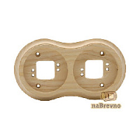 Двойная накладка на плоскость, ясень, RV2-0 naBrevno, серия Версаль