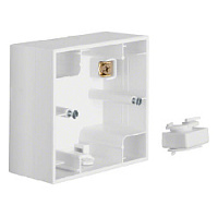 Коробка для наружного монтажа 1 местная, полярная белизна, глянцевый, 10417009 Berker, серия K.1