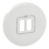 Накладка для USB розетки, белый, 068256 Legrand, серия Celiane