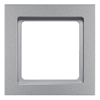 Дизайнерская рамка 1 местная, алюминиевый, бархатный лак, 10116094 Berker, серия Q.3