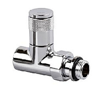 Дизайнерский клапан прямой для радиаторов, ручная регулировка, Tondera 1/2" хром 0622-1500C000 S.R.Rubinetterie