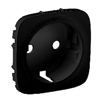 Накладка для розетки с заземлением, антрацит, 755208 Legrand, серия Valena Allure