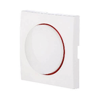 Накладка светорегулятора с красной индикацией, белый, 867204-1 LK Studio, серия LK60