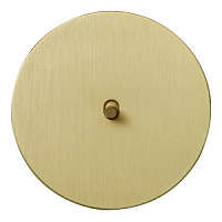 Дизайнерский выключатель перекрестный круглый, переключатель - цилиндр, EU040104B03 Salvador, одноклавишный