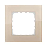 Дизайнерская рамка 1 местная, шампань стекло, 844116-1 LK Studio, серия LK80