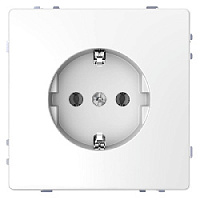 Механизм розетки с заземлением, белый лотос, MTN2301-6035 Schneider Electric, серия Merten D-Life