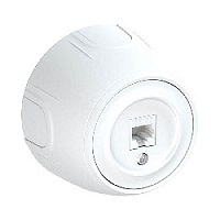 Дизайнерская розетка компьютерная RJ-45, 7700886, белый, OneKeyElectro, серия Rotondo