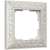 Дизайнерская рамка 1 местная, жемчужный, алюминий, W0011521 Werkel