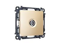 Комплект механизма TV розетки оконечной экранированной 5-1000MHz 3dB, шампань, MA613005 Ambrella Volt