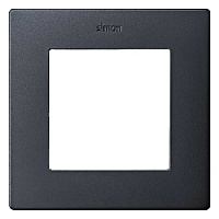 Дизайнерская рамка 1 местная, графит, 2400610-038 Simon, серия 24 Harmonie