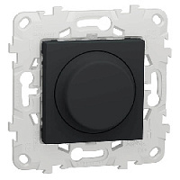 Дизайнерский светорегулятор 200 Вт, антрацит, NU551454 Schneider Electric, диммер, серия Unica New