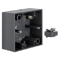 Коробка для наружного монтажа 1 местная, антрацитовый, матовый, 10411606 Berker, серия B.3