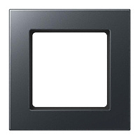 Дизайнерская рамка 1 местная, антрацит матовый, A5581BFANM Jung, серия A 550