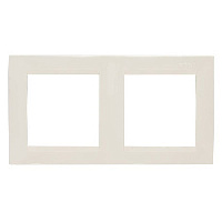 Дизайнерская рамка 2 местная, бежевый, 1500620-031 Simon, серия 15