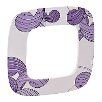 Дизайнерская рамка 1 местная, флора, 754361 Legrand, серия Valena Allure