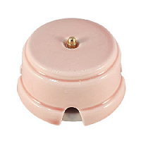 Распаечная коробка D93, розовый, золотистая фурнитура, КРДЗ ЛЕАНЗА