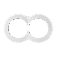 Дизайнерская рамка 2 местная, белый, 88620-30 Simon, серия 88