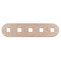Пятерная накладка на плоскость, дуб, RM5-0-D naBrevno, серия Ретро Металл