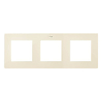 Дизайнерская рамка 3 местная, слоновая кость, 2400630-031 Simon, серия 24 Harmonie