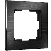 Дизайнерская рамка 1 местная, черный алюминий, W0011708 Werkel