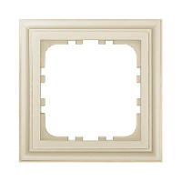 Дизайнерская рамка 1 местная, бежевый матовый, 894102-1 LK Studio, серия LK80 Classic