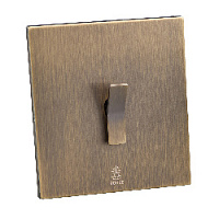 Дизайнерский выключатель / звонок Aura Бронза браш, BABRDBT Bonze