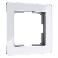 Дизайнерская рамка 1 местная, белый, акрил, W0012701 Werkel